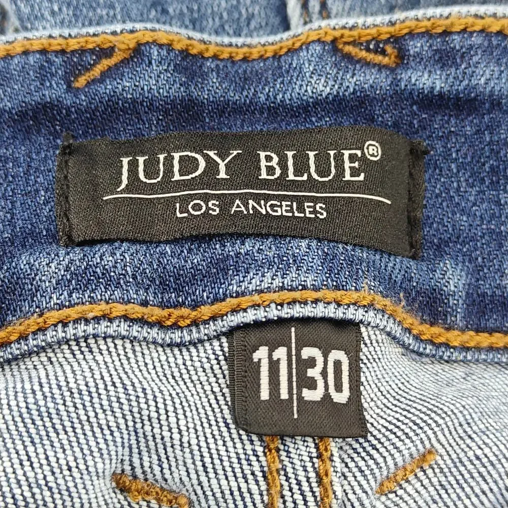 Judy Blue High Waist Double Button Wide Leg 82558 Size 11 / 30